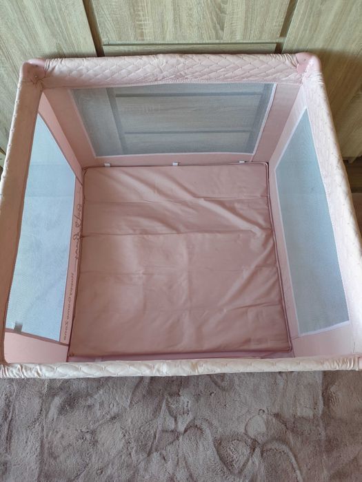 Кошара за спане и игра Lorelli Premium - Sunny Playground, Rose Star