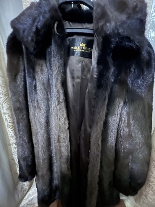 Норковая греческая шуба