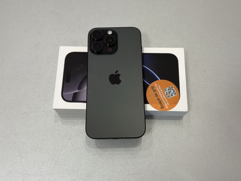 Iphone 16 Pro Max, 256GB, Black Titanium, la cutie