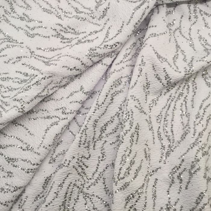 Tesatura / material elastic cu micro paiete pt rochie, dans sportiv