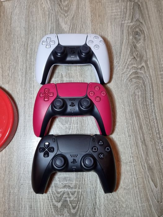 Maneta joystick ps5 playstation 5 alba si neagra