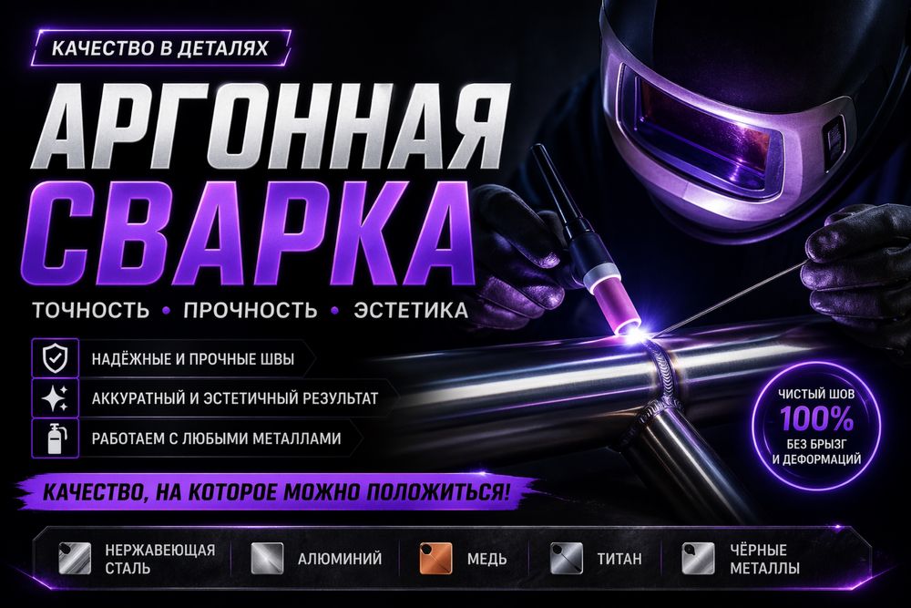 Аргонная сварка,аргонщик выезд