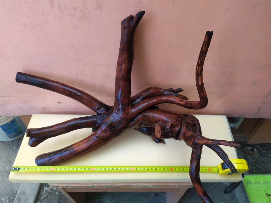 Коряга 60*35 см. Готовая. Недорогие аквариумы.