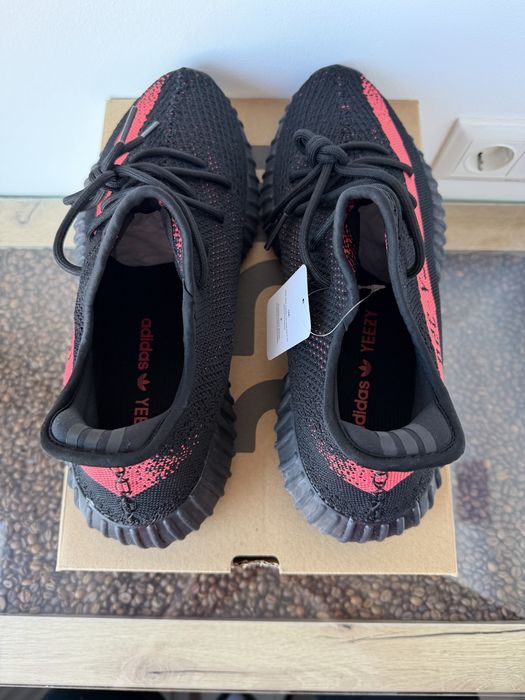 Adidas Yeezy 350 V2 Red Stripe