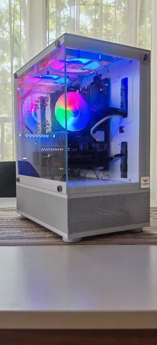 Бюджетно Геймърско PC Ryzen 5 5500/16Gb/512GB SSD+1000Gb HDD/Sapphire RX 6600/Гаранция