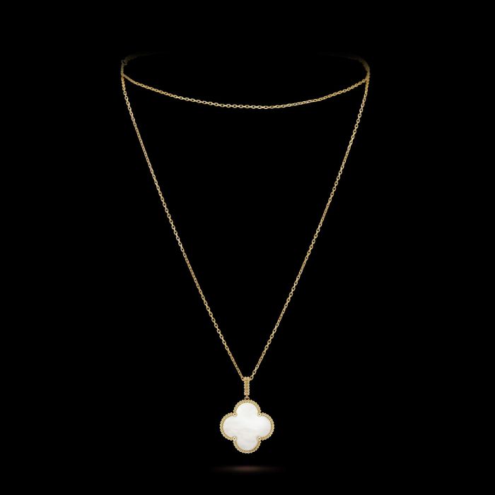 Van Cleef & Arpels VCA Rose Mother Long Magic Alhambra Дамско Колие