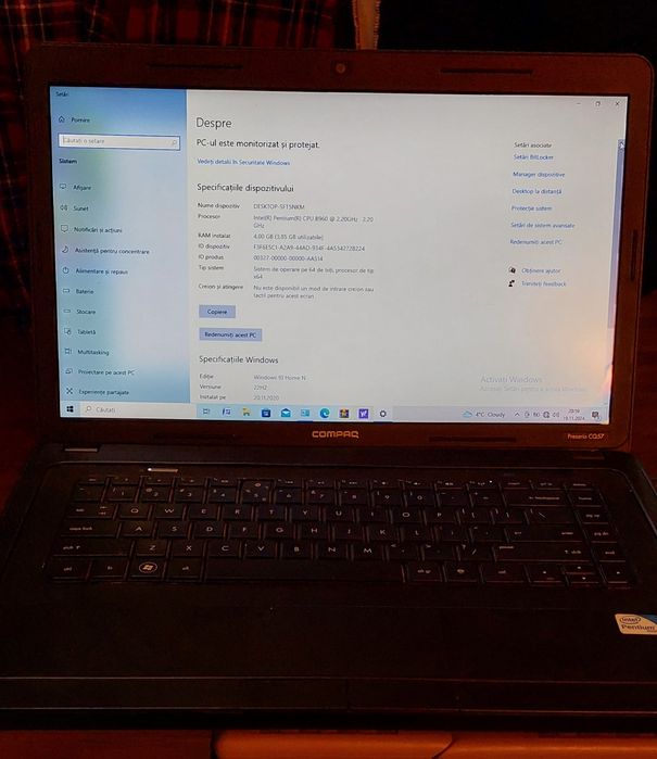 Laptop HP Compaq Presario