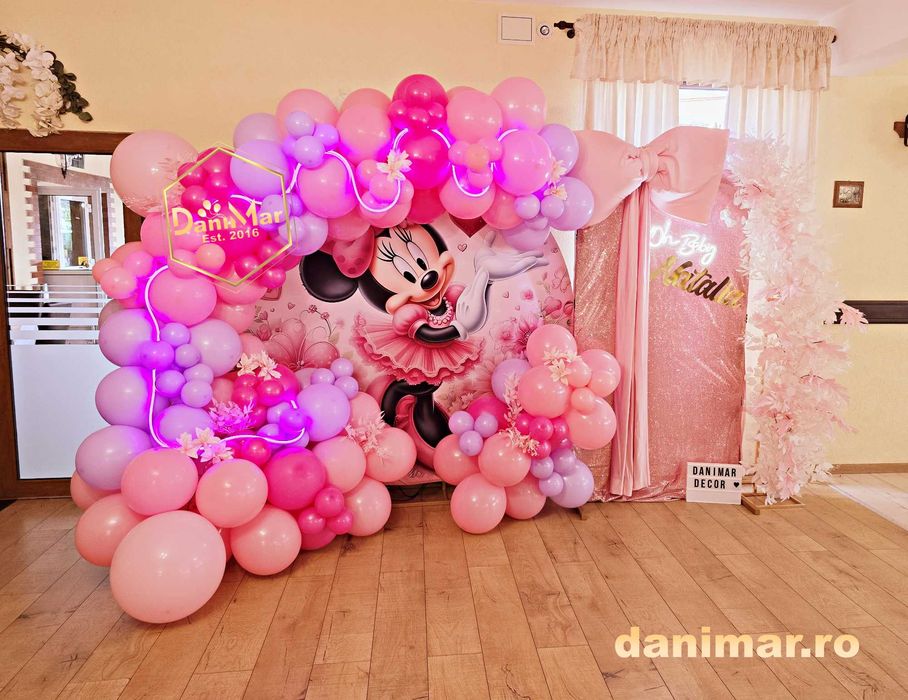 Decor botez fetite | decor botez baietei | panou foto botez | DaniMar