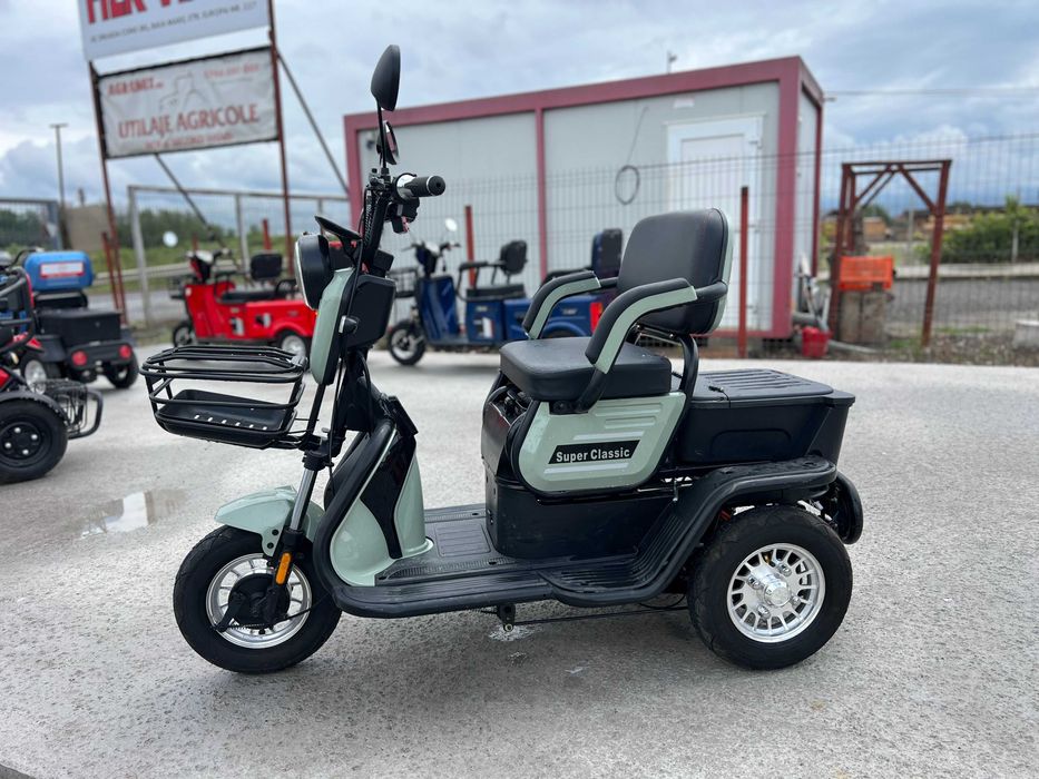 THOR SUPERXL-2 tricicleta electrica tuk tuk nou verde albastru