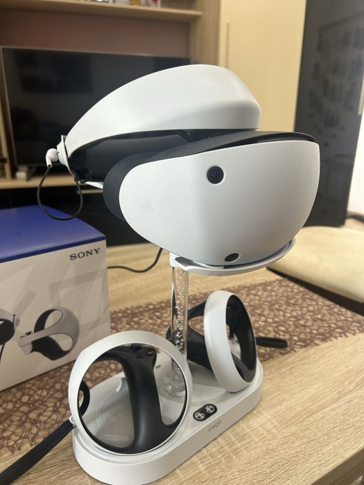 PlayStation VR2 (PSVR2) – Set complet, ca nou + CADOU suport cu încărcare controlere