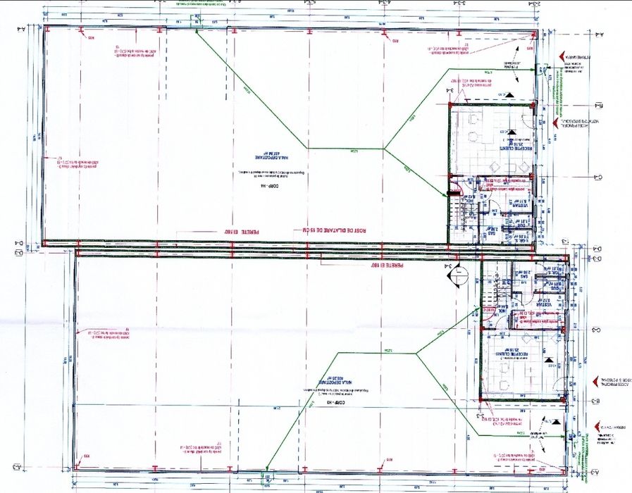 Inchiriere imobil cu teren 2500mp si cu 2 x cladiri lipite SDC 480mp