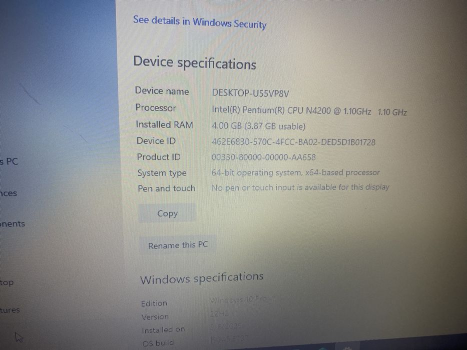 Titlu: Laptop ASUS A541N – SSD 400GB + HDD, 4GB RAM – cu mouse inclus