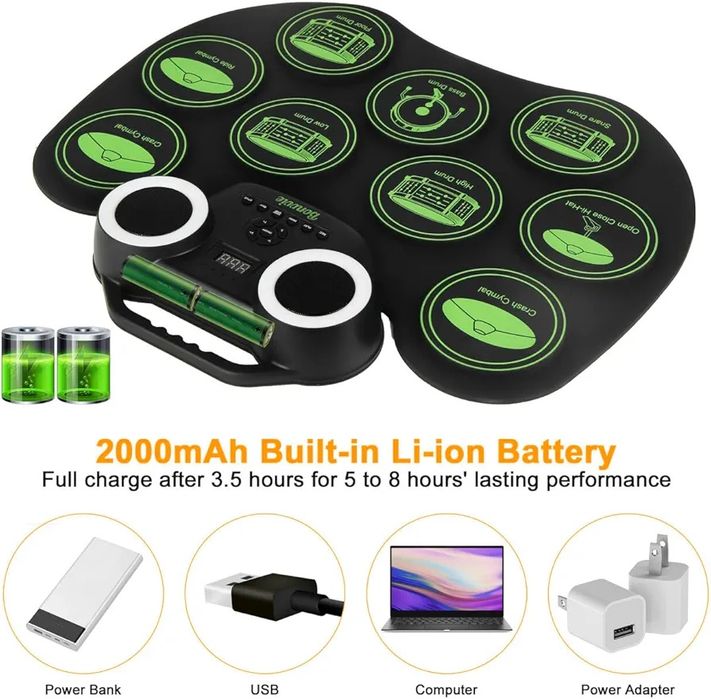 Bonnvie електронен кит с барабани за деца