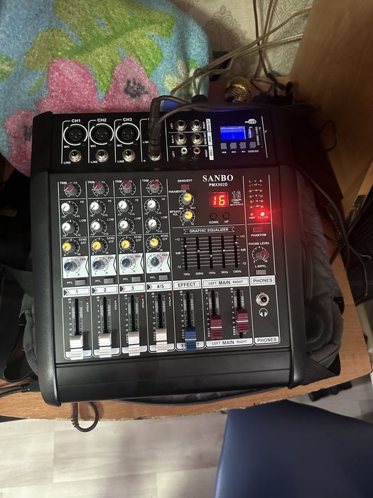 Новый микшер 4,6 channel MIC/LINE mixer
