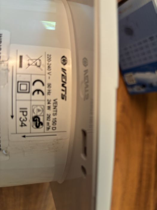 Ventilator baie bucatarie Vents 293 mc/h