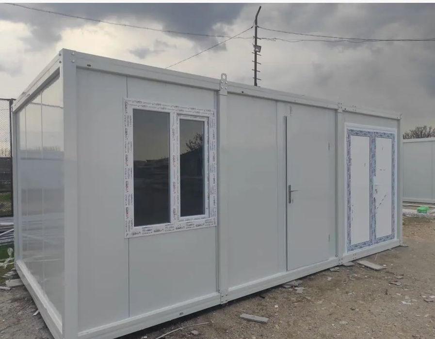 Контейнер за живеене 6х4.80м На изплащане Налични павилион бунгало