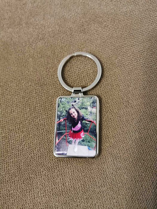 Метален ключодържател с Ваша снимка.
