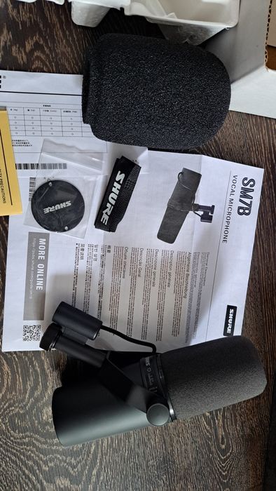 Микрофон Shure SM7B.