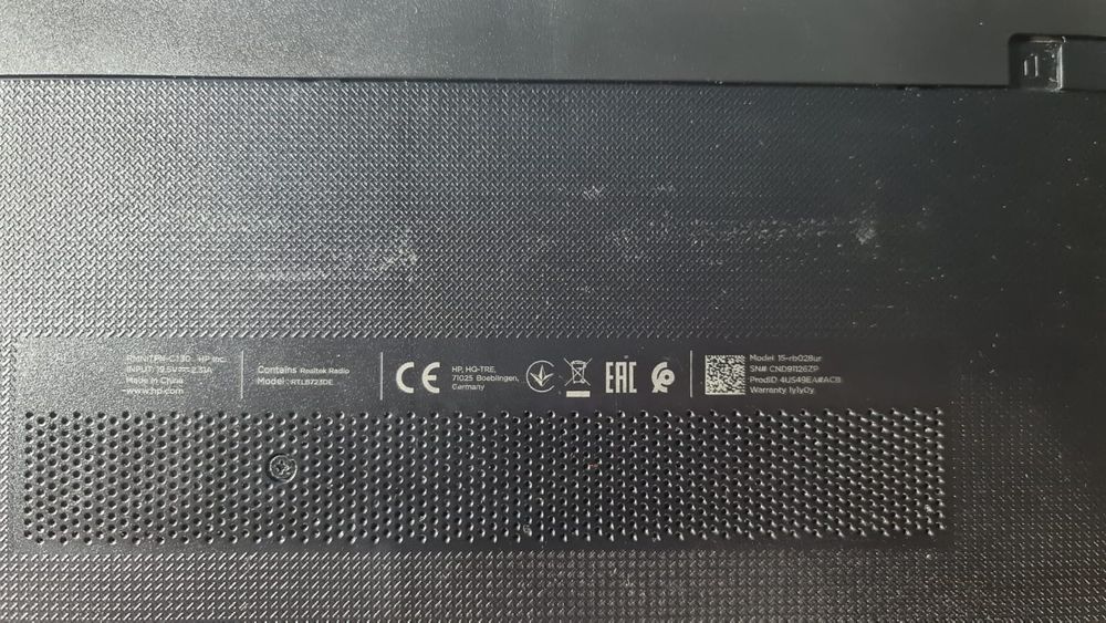 Продается ноутбук Hp