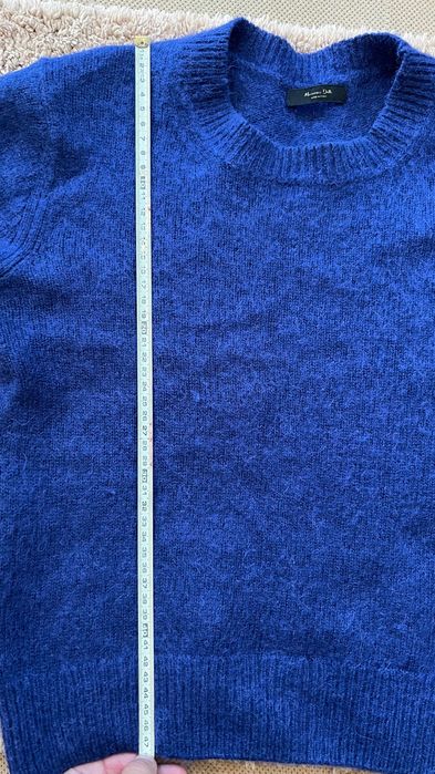 Пуловер Massimo Dutti от алпака и вълна, XS–S – Made in Italy