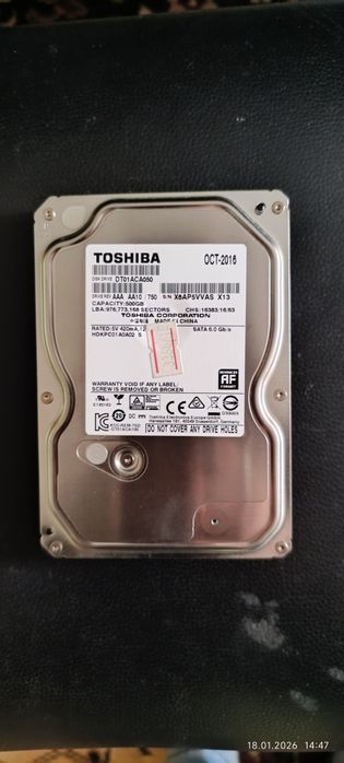 Жёсткий диск Toshiba