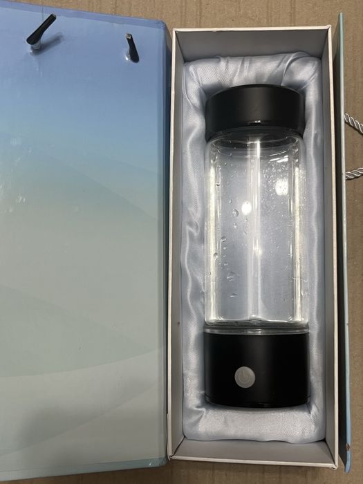 Sticlă cu generator de apă îmbogățită cu hidrogen H₂ – Hydrogen Rich Water Bottle
