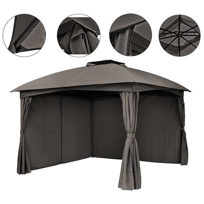 Градински павилион градинска шатра с 4 страници 3,30x3,30м. или 3х3м.