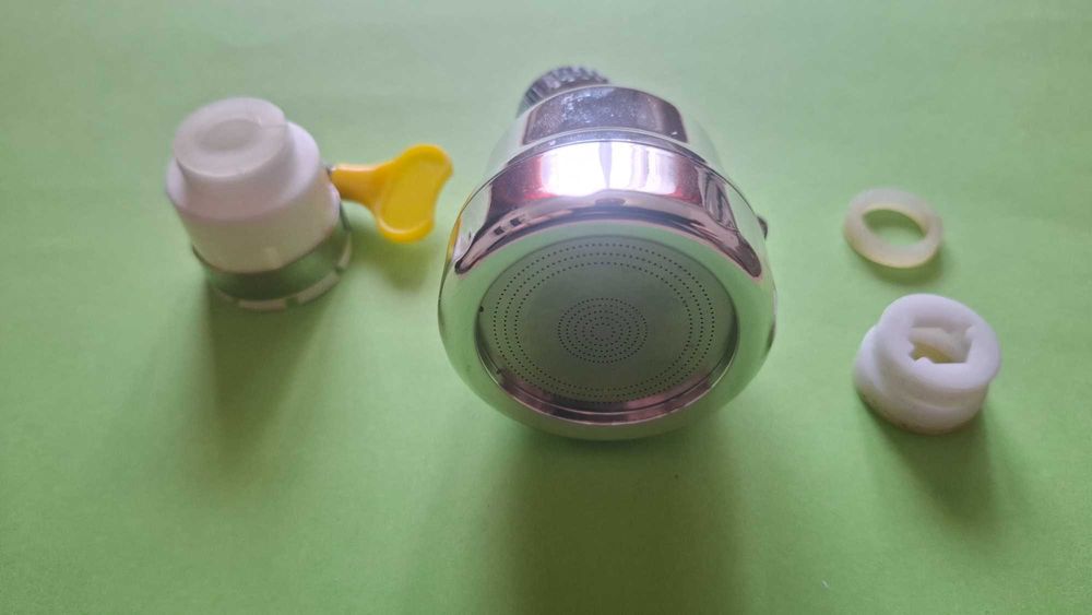 Cap robinet pentru baterie chiuvetă cu 3 funcții, rotație 360 grade