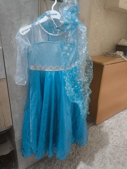 Эльза костюм на 5-7 лет