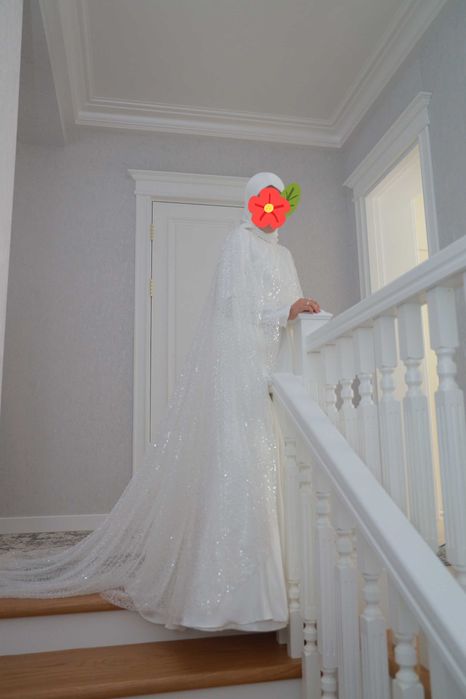 Hijoblilar uchun Kelin Ko'ylak S-M-L standart razmer