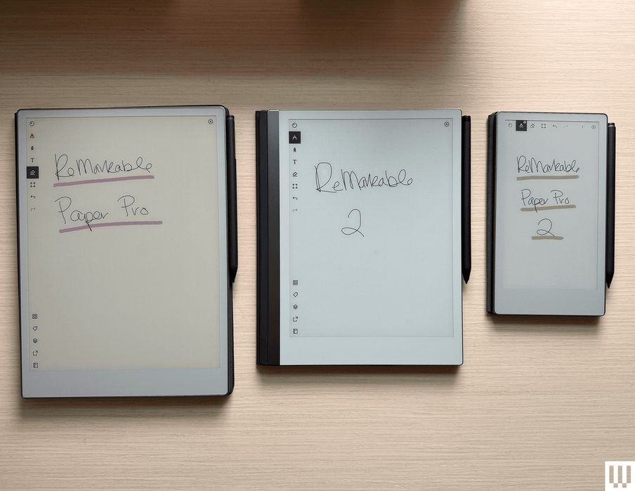 Remarkable 2 • Remarkable Paper Pro • Remarkable Paper Pro Move