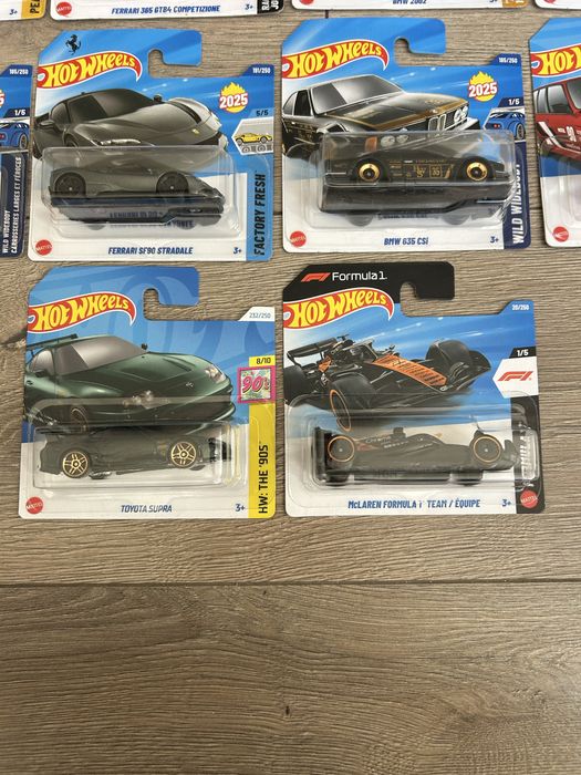 Hot wheels колички Ferrari bmw toyota supra audi McLaren formula hotwheels