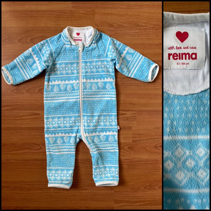 Reima флисовый комбинезон поддева 68р
