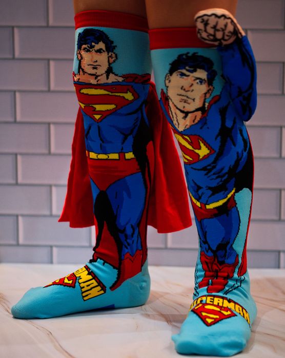 Детски чорапи Супермен с 3D ефект