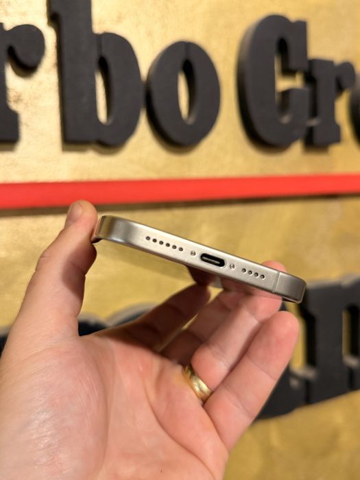 iPhone 15 Pro Max Ca NOU Baterie 100% Natural Titanium GARANTIE