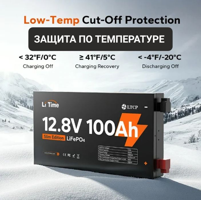 Аккумулятор LiTime SLIM LiFePO4