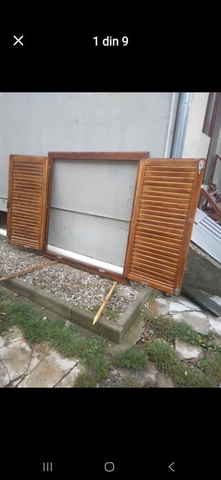 Obloane lemn pt geam