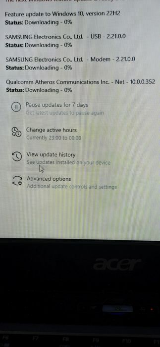 Laptop Acer Windows 10
