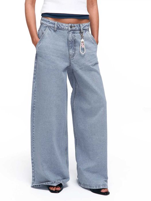 Дамски широки дънки 34-44