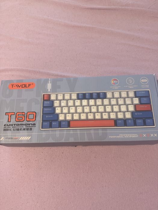 Механична RGB клавиатура T-WOLF