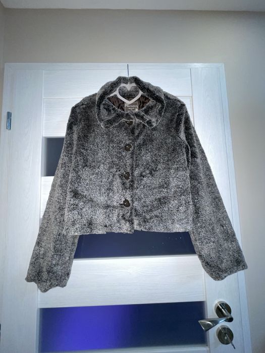 Дамски къс плюшен тренчкот YEST FASHION