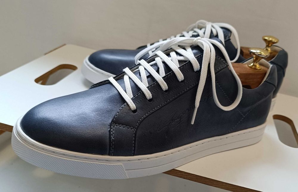 Pantofi sport casual 39 39.5 lucrati manual G. Rizo NOI piele naturala