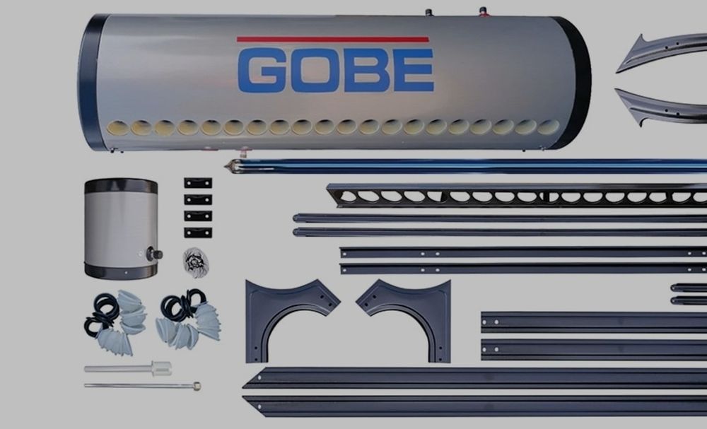 Sistem panou solar nepresurizat GOBE 300L nou sigilat + Pompa Evotools