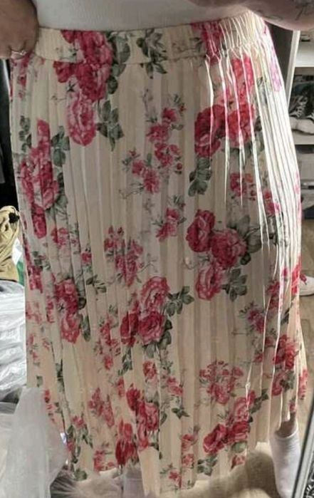 Fusta plisata,dama xxl noua