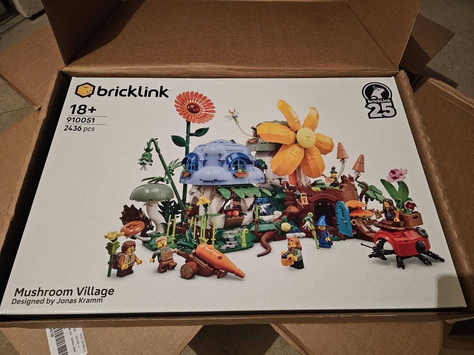 Lego Bricklink Series 5 910051 Mushroom Village