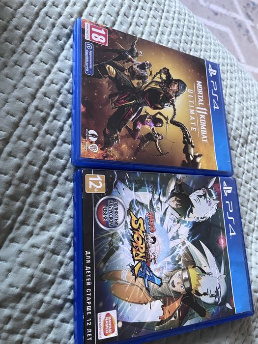Комплект игр PS4 / PS5: Mortal Kombat 11 Ultimate + Naruto Storm 4