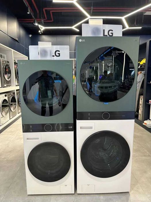 LG Стирально-сушильная машина 13/10 кг W4W8LVKK2HM WashTower