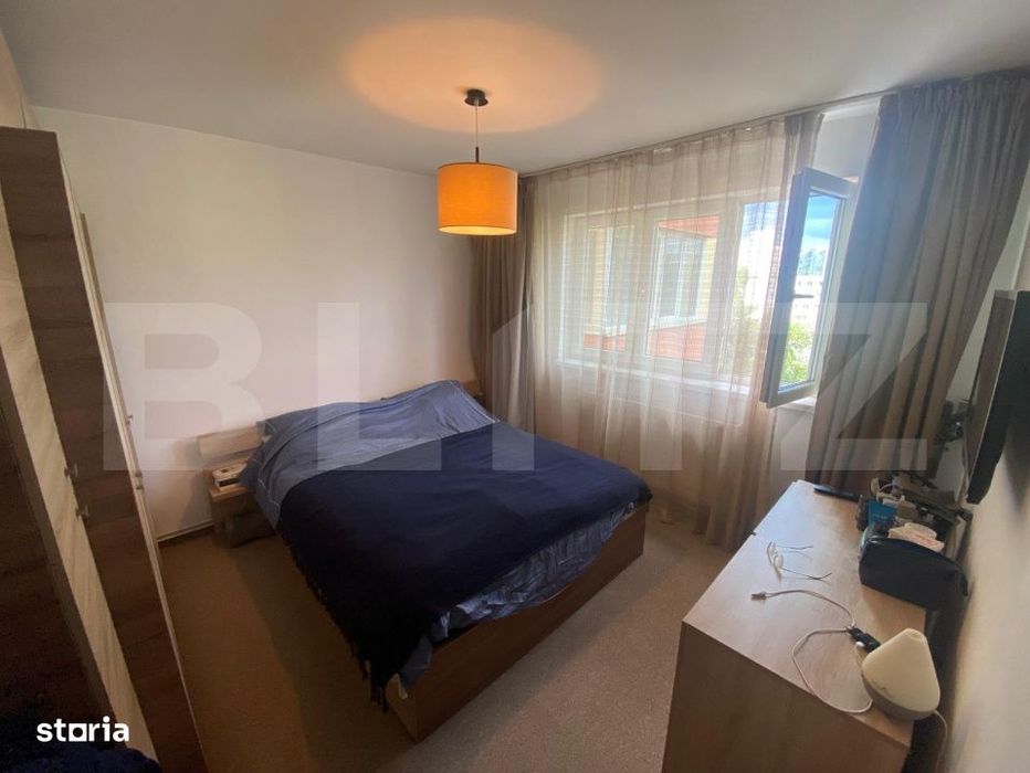 Apartament 2 camere, 50 mp, etaj intermediar, balcon, zona Casa Radio — fotografia 3