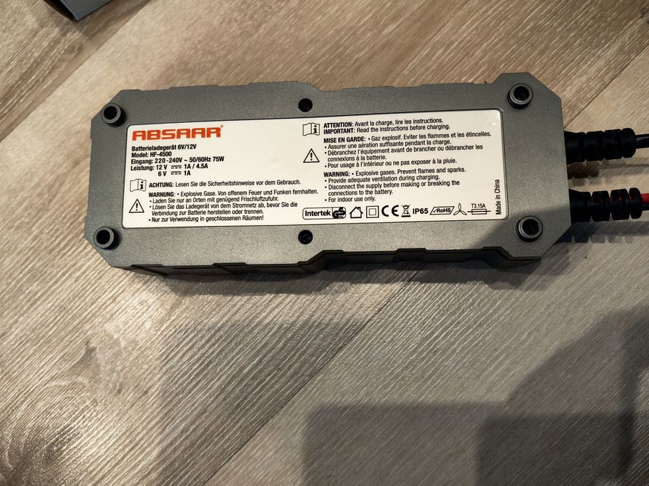 ABSAAR Зарядно За Автомобил 6v-12v