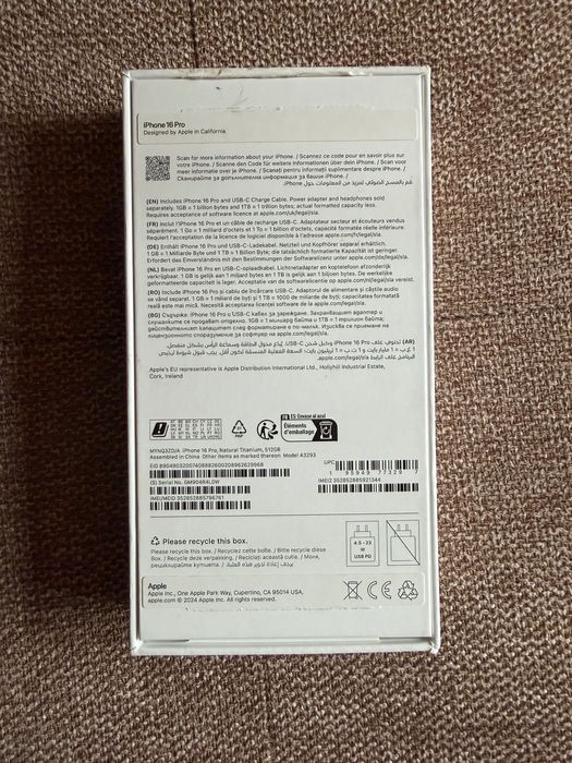 Iphone 16 Pro 512 GB Natural Titanium